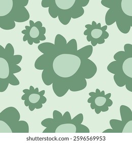 Vector Abstract Elegance Seamless pattern with floral background