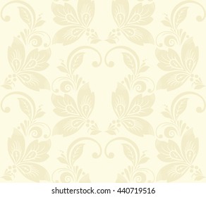 Vector Abstract elegance seamless pattern with floral background