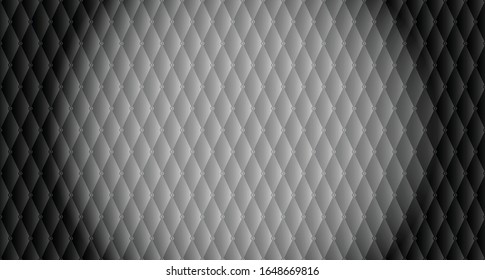 Vector Abstract Elegant Black Background. Abstract seamless Pattern. Rhombus Texture