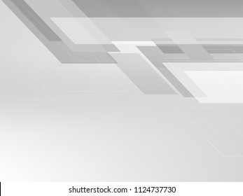 Vector Abstract Elegant geometric white and grey Background. Abstract white Pattern. Squares Texture
