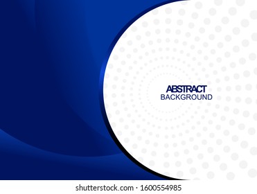 Vector Abstract Elegant white and Blue Background. Abstract white Pattern. circle Texture