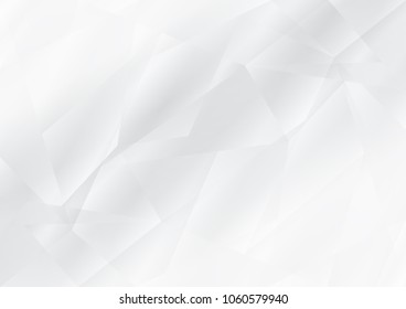 Vector Abstract Elegant white and grey Background. Abstract white  Pattern. triangle Texture