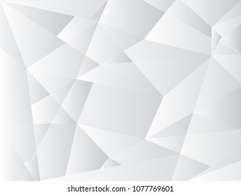 Vector Abstract Elegant white and grey Background. Abstract white  Pattern. 
triangle Texture