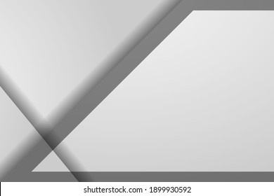 Resumen de vectores Elegante fondo blanco y gris. Patrón blanco abstracto. Squares Textura