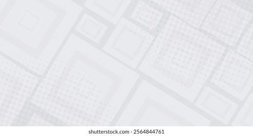 Vector Abstract Elegant white and grey Background. Abstract white Pattern. Squares Texture