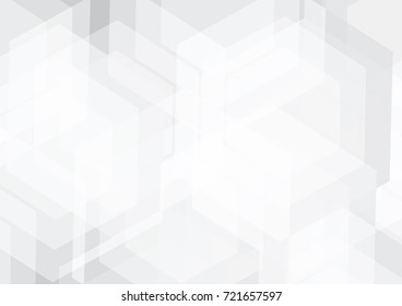 Vector Abstract Elegant white and grey Background. Abstract white  Pattern. Squares Texture