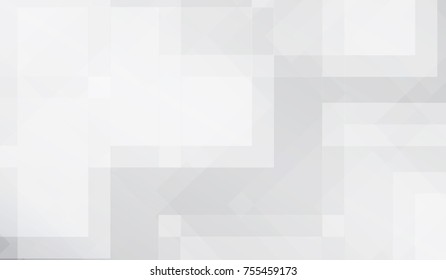 Vector Abstract Elegant white and grey Background. Abstract white  Pattern. Squares Texture