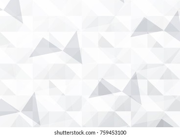 Vector Abstract Elegant white and grey Background. Abstract white  Pattern. Squares Texture