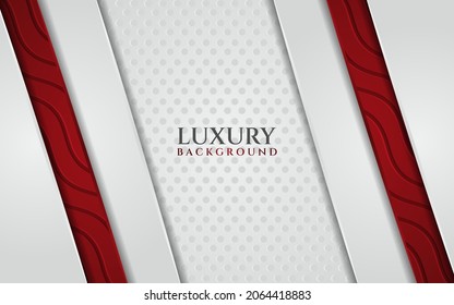 Vector Abstract Elegant white and red background. Abstract white pattern. Texture dot