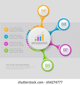 Elemento abstracto vectorial para los negocios. Estrategia por etapas. Pasos de desarrollo, trabajo en equipo. Concepto de negocio ilustrado en cuatro etapas, partes, pasos. Gráfico, diagrama, plantilla de infografía de presentación