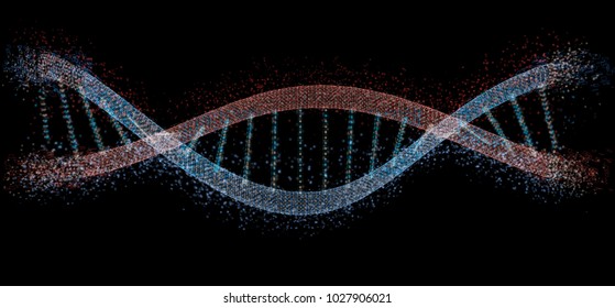 vector abstract element. scientific research and treatment of diseases. DNA