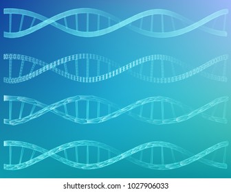 vector abstract element. scientific research and treatment of diseases. DNA
