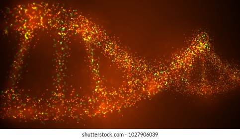 vector abstract element. scientific research and treatment of diseases. DNA