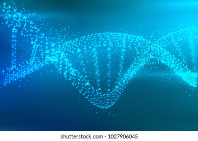 vector abstract element. scientific research and treatment of diseases. DNA