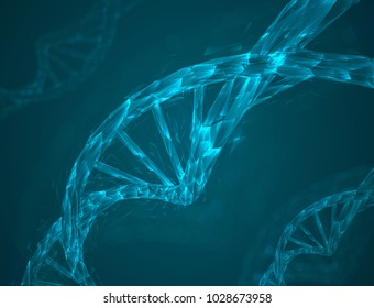 vector abstract element. scientific research and treatment of diseases. DNA
