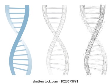 vector abstract element. scientific research and treatment of diseases. DNA
