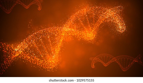 vector abstract element. scientific research and treatment of diseases. DNA