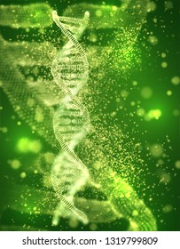 vector abstract element. scientific research and treatment of diseases. DNA