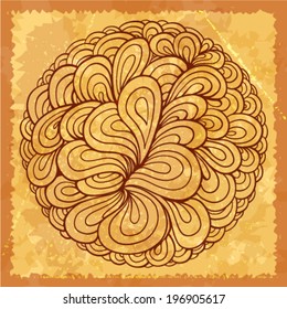 Vector abstract elements greeteng card