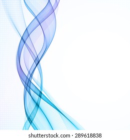 Vector Abstract empty background with smoke wave