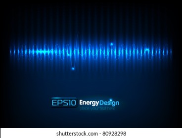 Vector abstract energy background