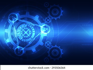 vector abstract engineering future technology, illustration background