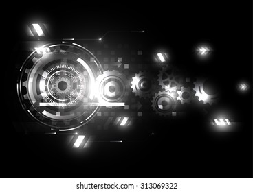 Vector abstract engineering future technology