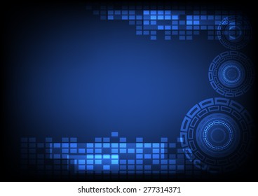 vector abstract engineering technology digital background