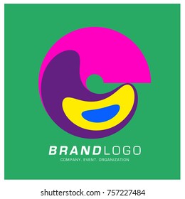 Vector Abstract Ethnic Colorful Logo Design