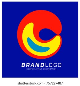 Vector Abstract Ethnic Colorful Logo Design