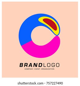 Vector Abstract Ethnic Colorful Logo Design