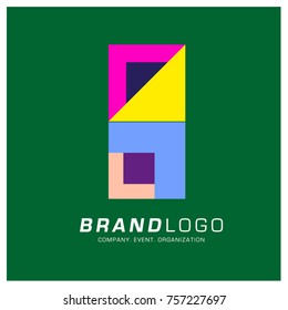 Vector Abstract Ethnic Colorful Logo Design