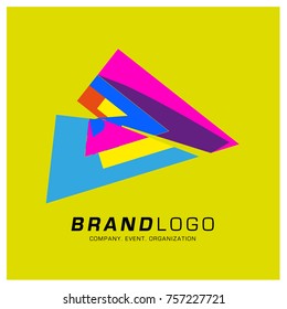 Vector Abstract Ethnic Colorful Logo Design