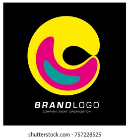 Vector Abstract Ethnic Colorful Logo Design