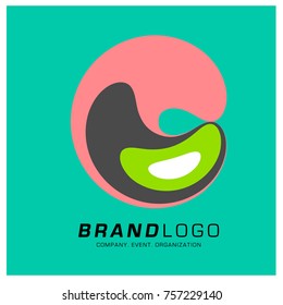 Vector Abstract Ethnic Colorful Logo Design