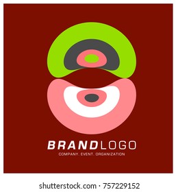 Vector Abstract Ethnic Colorful Logo Design