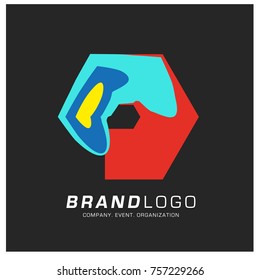 Vector Abstract Ethnic Colorful Logo Design