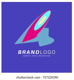 Vector Abstract Ethnic Colorful Logo Design
