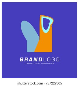Vector Abstract Ethnic Colorful Logo Design