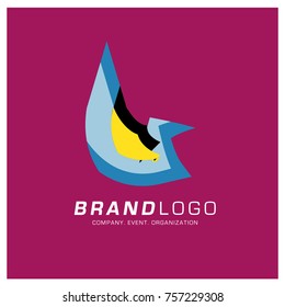 Vector Abstract Ethnic Colorful Logo Design