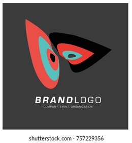 Vector Abstract Ethnic Colorful Logo Design