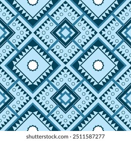 Vector abstract ethnic geometric pattern design for background or wallpaper.