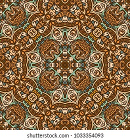 Vector abstract ethnic hand drawn background