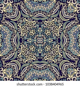 Vector abstract ethnic hand drawn background
