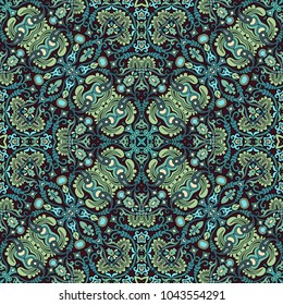 Vector abstract ethnic hand drawn background