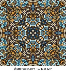 Vector abstract ethnic hand drawn background