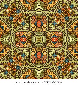 Vector abstract ethnic hand drawn background