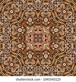 Vector abstract ethnic hand drawn background