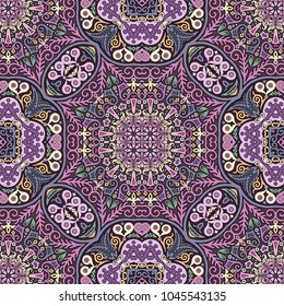 Vector abstract ethnic hand drawn background