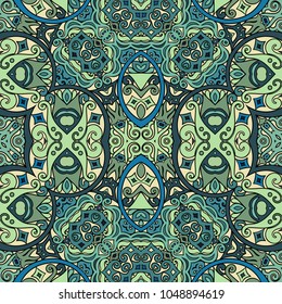 Vector abstract ethnic hand drawn background